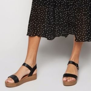 Rock & Candy Cashee Black Platform Sandal